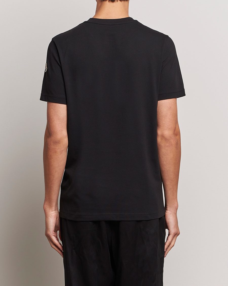 Herre | T-Shirts | Moncler | Embossed Logo T-shirt Black