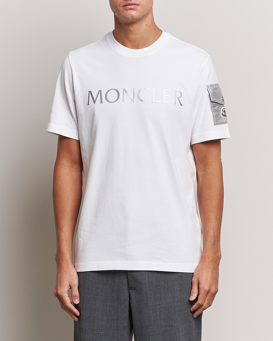 Herre | T-Shirts | Moncler | Sleeve Pocket T-shirt White