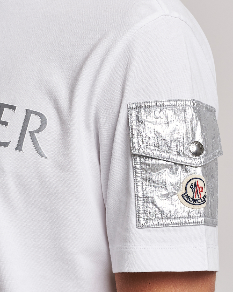 Herre | T-Shirts | Moncler | Sleeve Pocket T-shirt White
