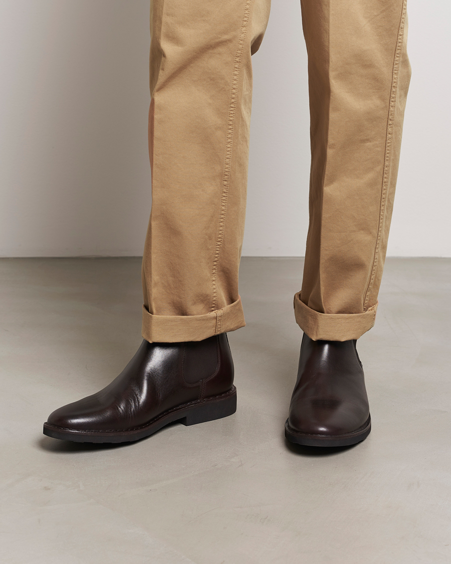 Herre | Støvler | Polo Ralph Lauren | Talan Chelsea Boot Dark Brown Calf