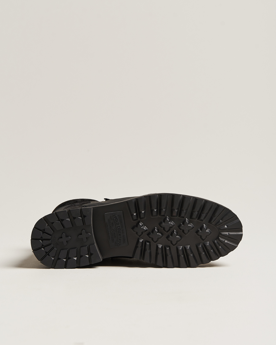 Herre | Polo Ralph Lauren Alpine Boot Black Leather | Polo Ralph Lauren | Alpine Boot Black Leather