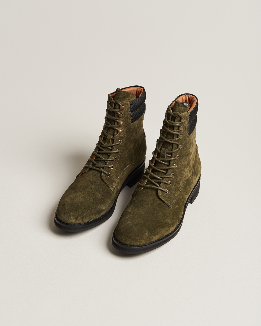 Herre | Polo Ralph Lauren Bryson Suede Boot Olive | Polo Ralph Lauren | Bryson Suede Boot Olive