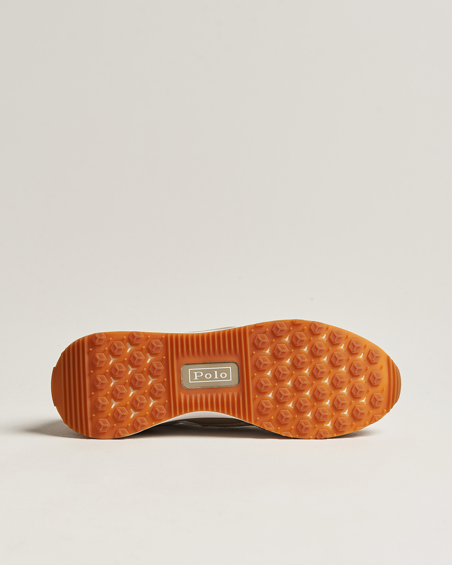Herre | Polo Ralph Lauren Train 89 Running Sneaker White/Brown | Polo Ralph Lauren | Train 89 Running Sneaker White/Brown