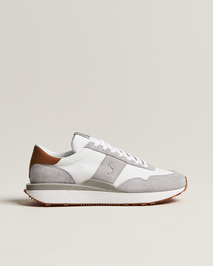 Herre | Polo Ralph Lauren Train 89 Running Sneaker White/Grey | Polo Ralph Lauren | Train 89 Running Sneaker White/Grey