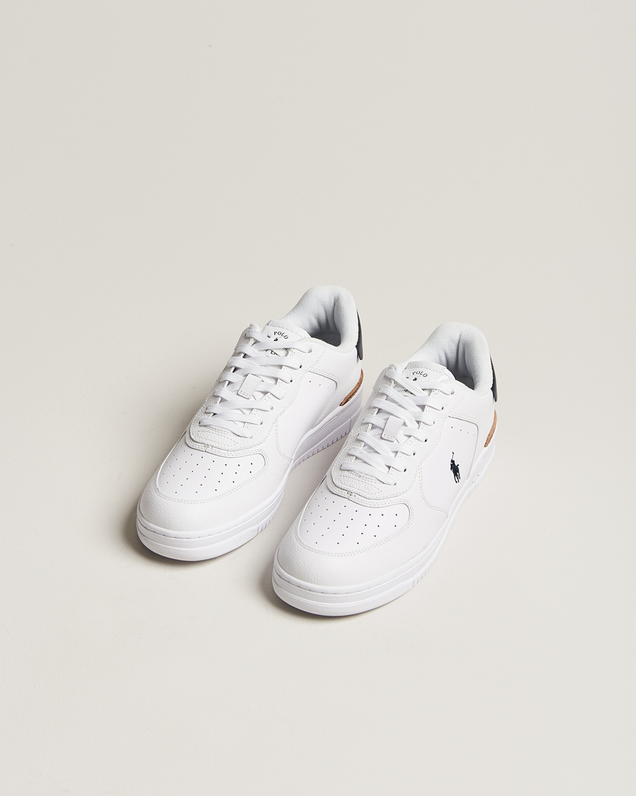 Herre | Nye produktbilleder | Polo Ralph Lauren | Masters Court Leather Sneaker White/Navy