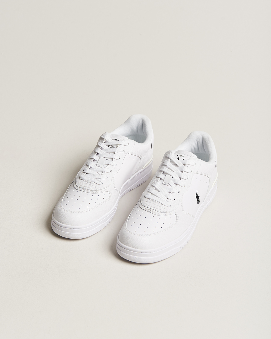 Herre | Sko | Polo Ralph Lauren | Masters Court Sneaker White/White/Black PP