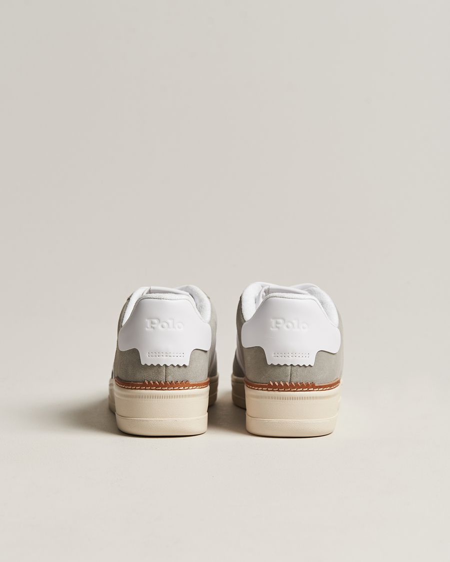 Herre | Polo Ralph Lauren Masters Court Suede Sneaker Grey/White | Polo Ralph Lauren | Masters Court Suede Sneaker Grey/White