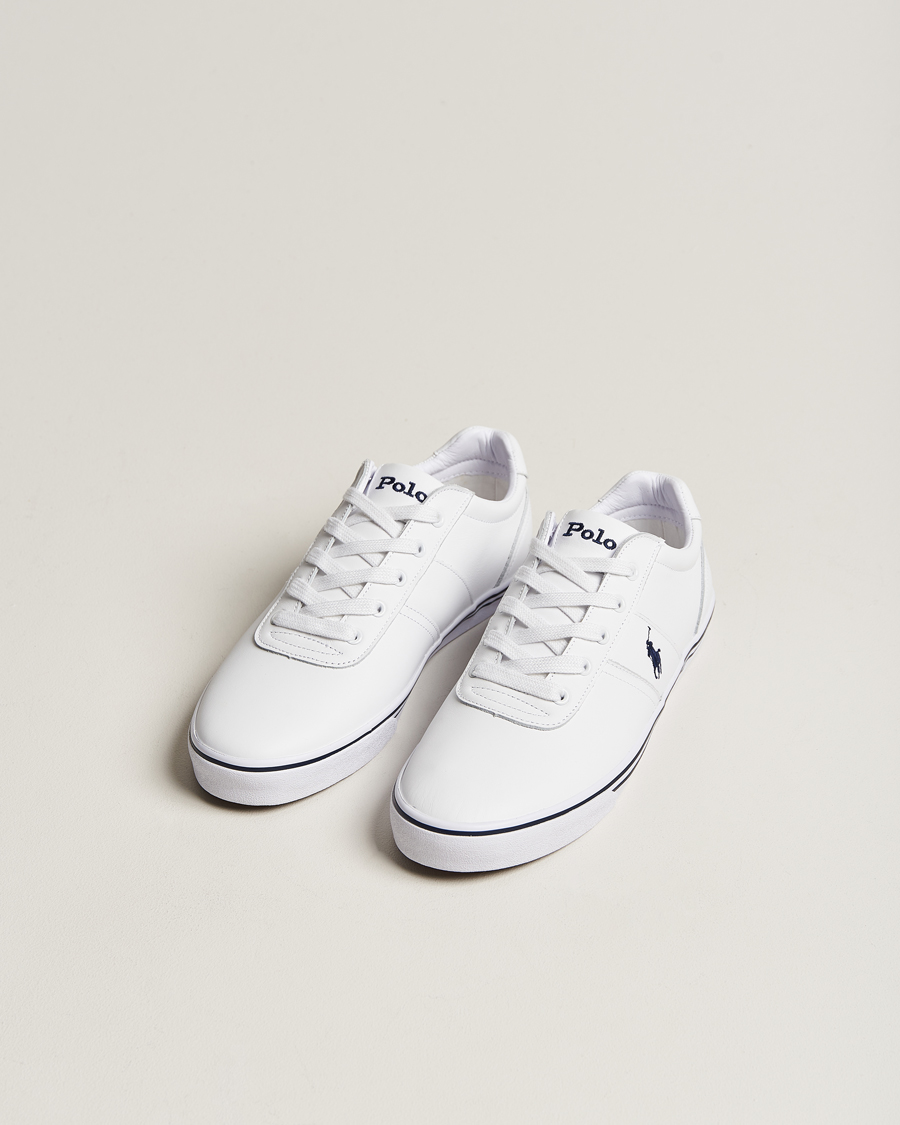 Herre | Polo Ralph Lauren Hanford Leather Sneaker Ceramic White | Polo Ralph Lauren | Hanford Leather Sneaker Ceramic White