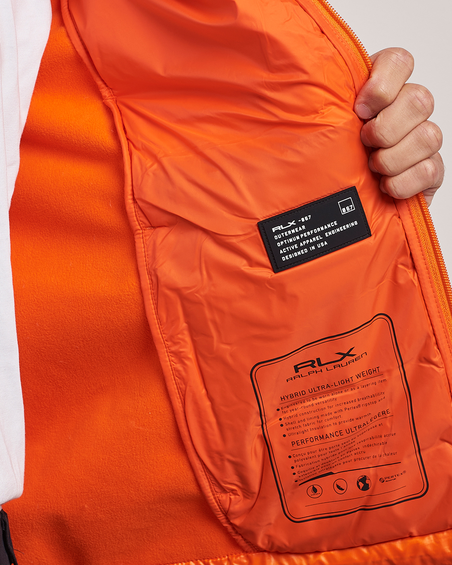 Herre | Jakker | RLX Ralph Lauren | Hooded Down Jacket Sailing Orange