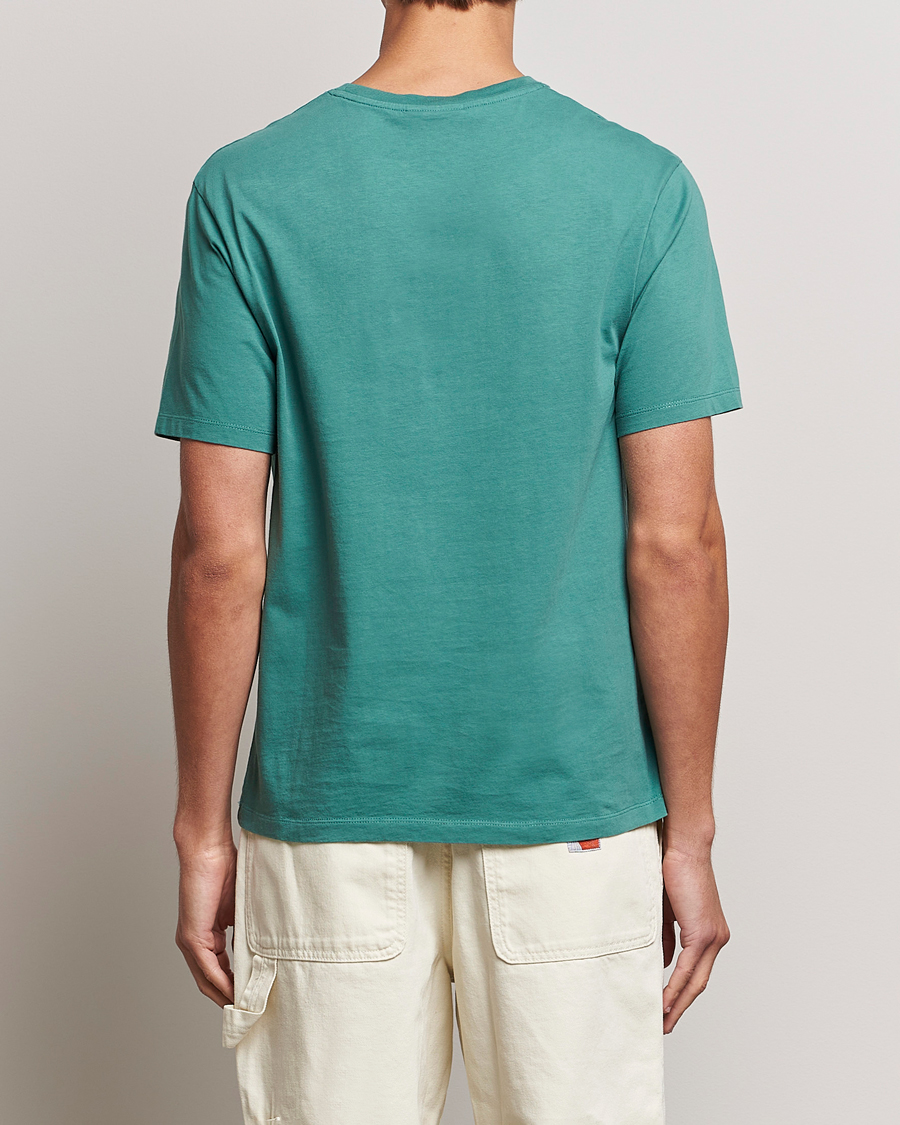 Herre | T-Shirts | Maison Kitsuné | Fox Head T-Shirt Teal Green