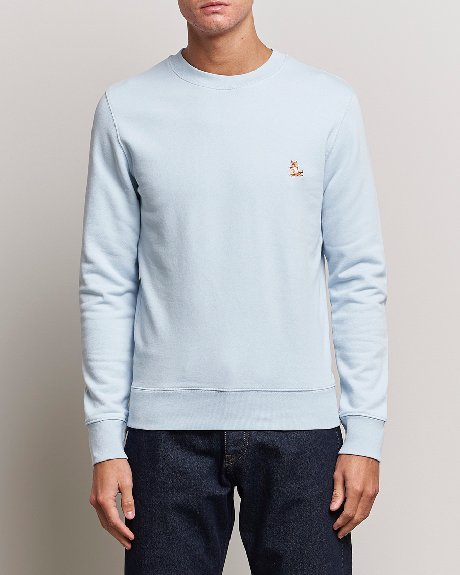 Herre | Tøj | Maison Kitsuné | Chillax Crew Neck Sweatshirt Sky Blue