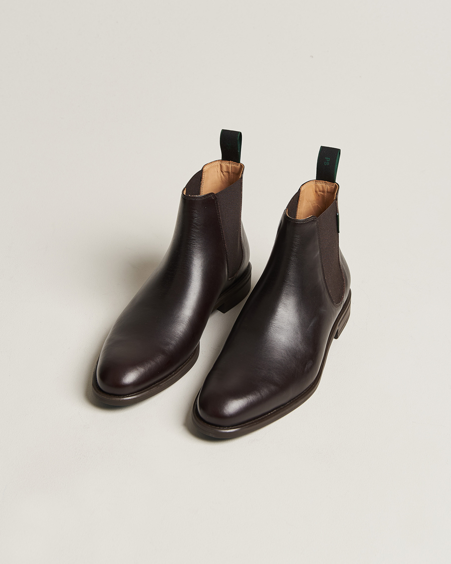 Herre | PS Paul Smith | PS Paul Smith | Cedric Leather Chelsea Boot Dark Brown