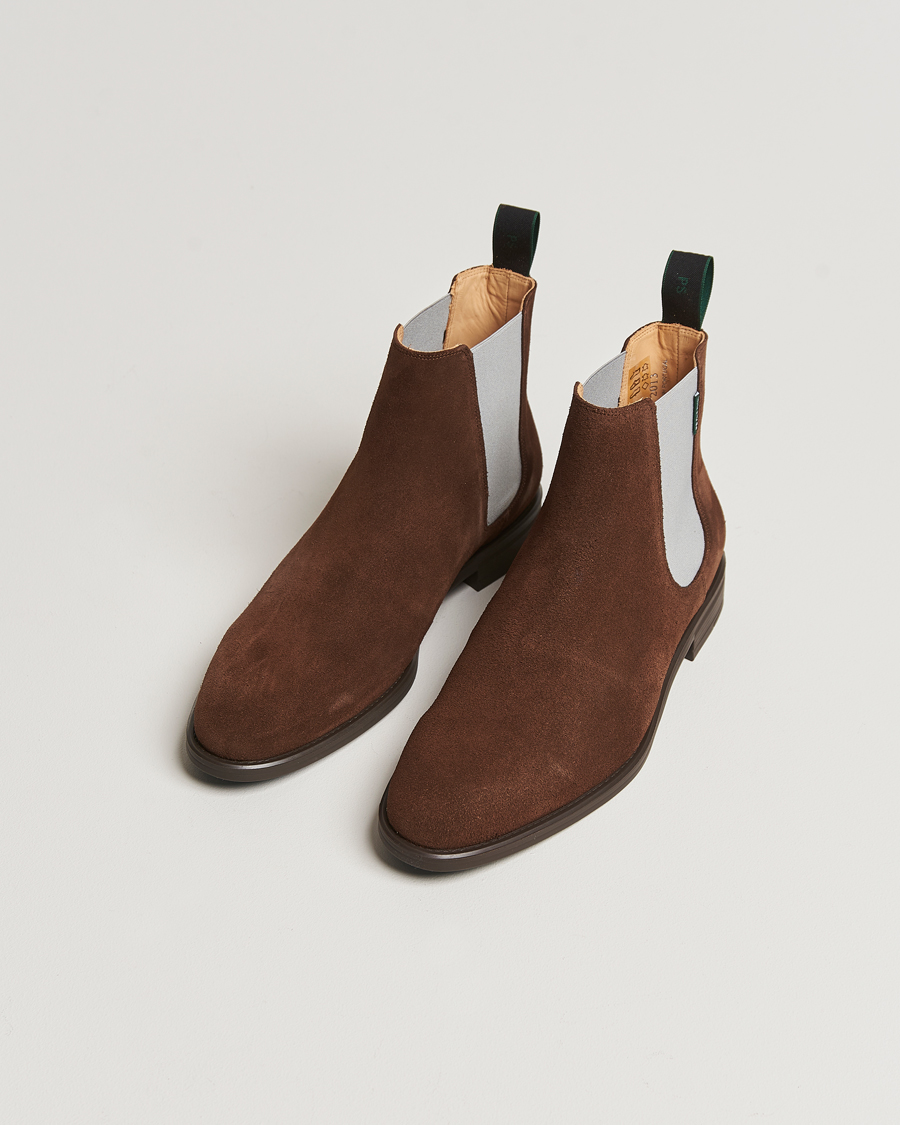 Herre |  | PS Paul Smith | Cedric Suede Chelsea Boot Chocolate