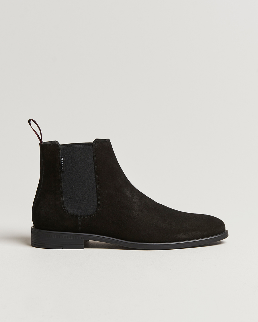 PS Paul Smith Cedric Suede Chelsea Black - CareOfCarl.dk