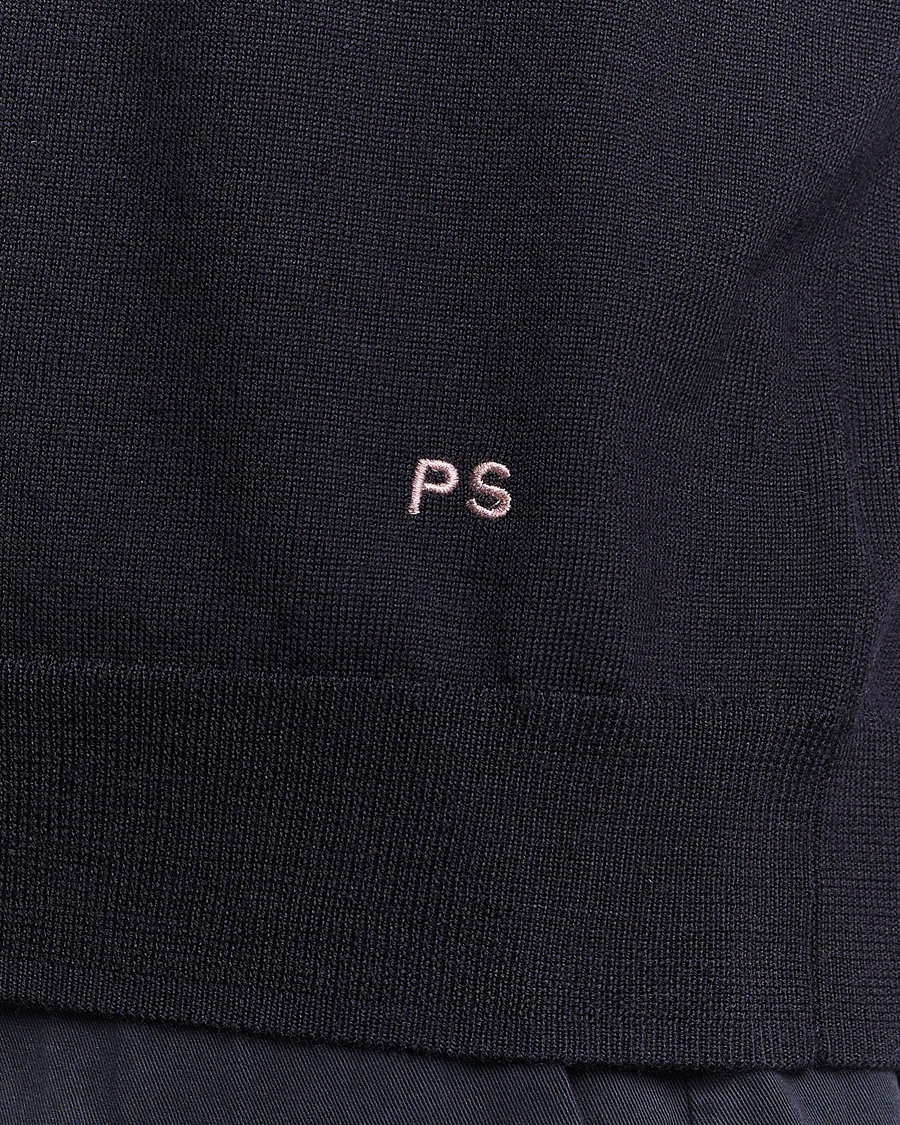 Herre | Trøjer | PS Paul Smith | Merino Wool Knitted Polo Navy