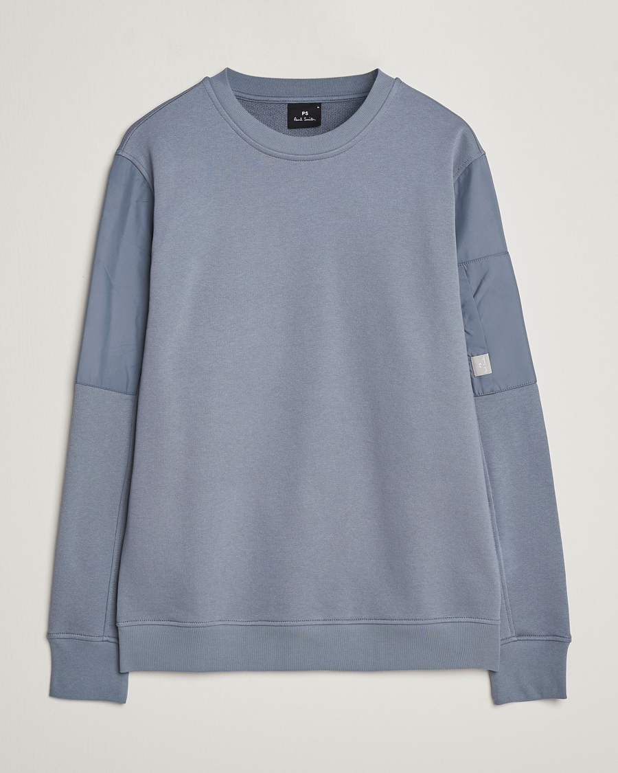 Herre | Trøjer | PS Paul Smith | Organic Cotton Sweatshirt Washed Blue