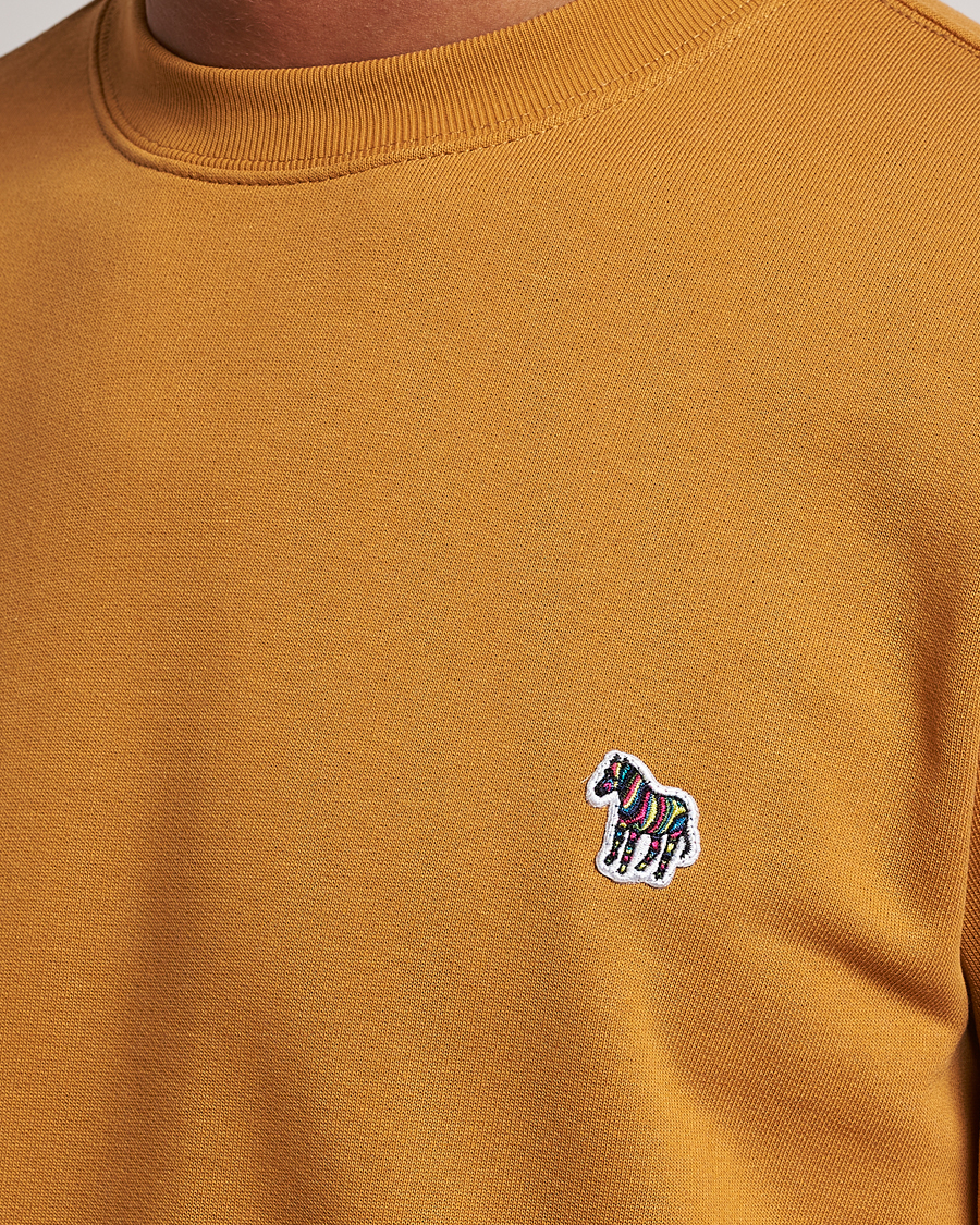 Herre | Trøjer | PS Paul Smith | Organic Cotton Zebra Sweatshirt Yellow