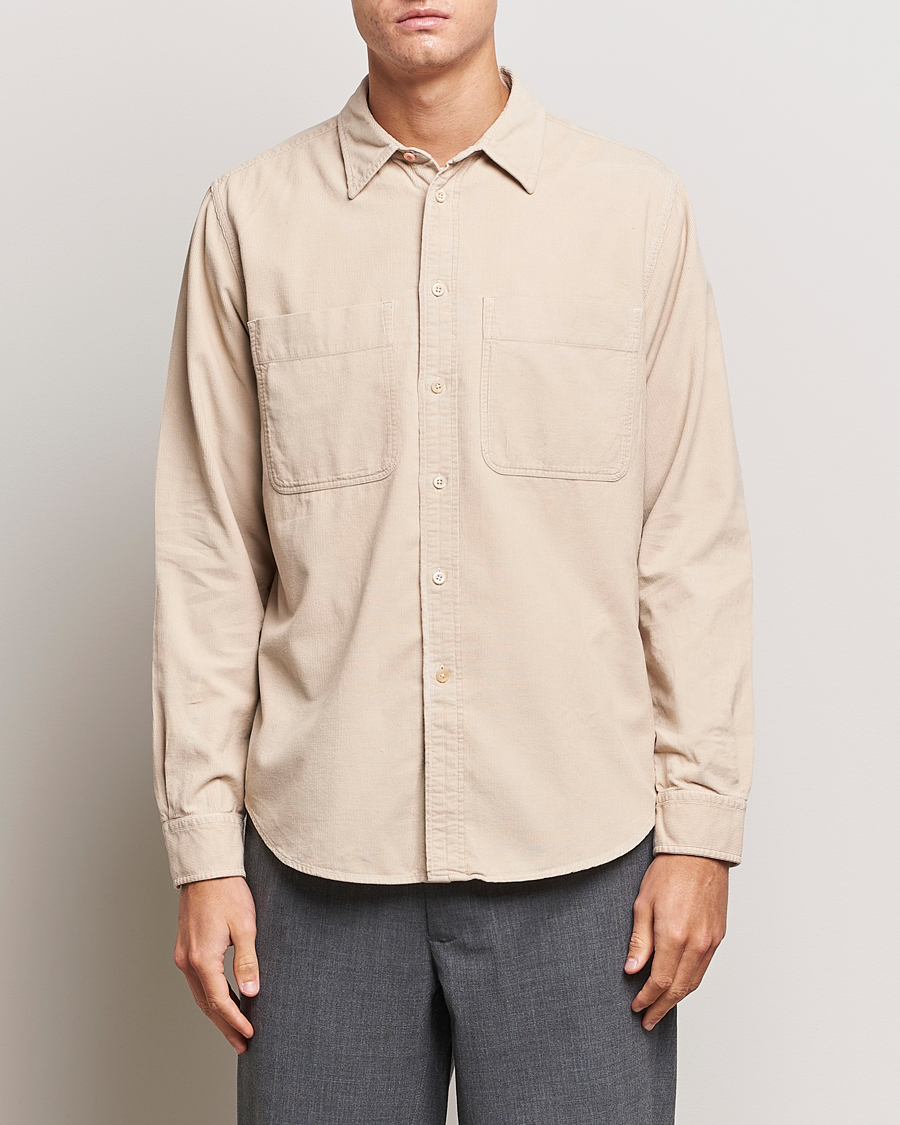 Herre | Casualskjorter | PS Paul Smith | Cotton Pocket Casual Shirt Beige