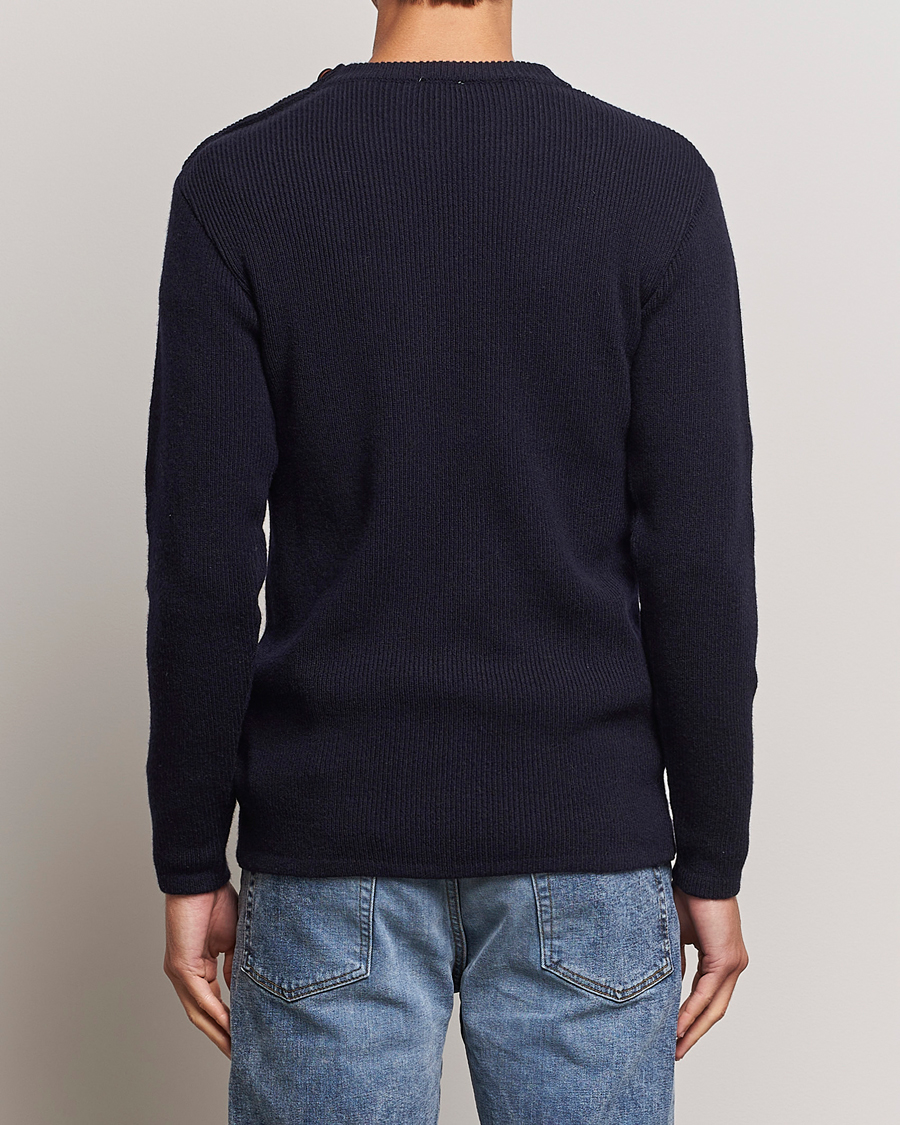 Herre | Trøjer | Armor-lux | Pull Marin Lambswool Sweater Navy