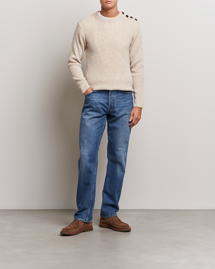 Herre | Trøjer | Armor-lux | Pull Marin Wool Sweater Nature