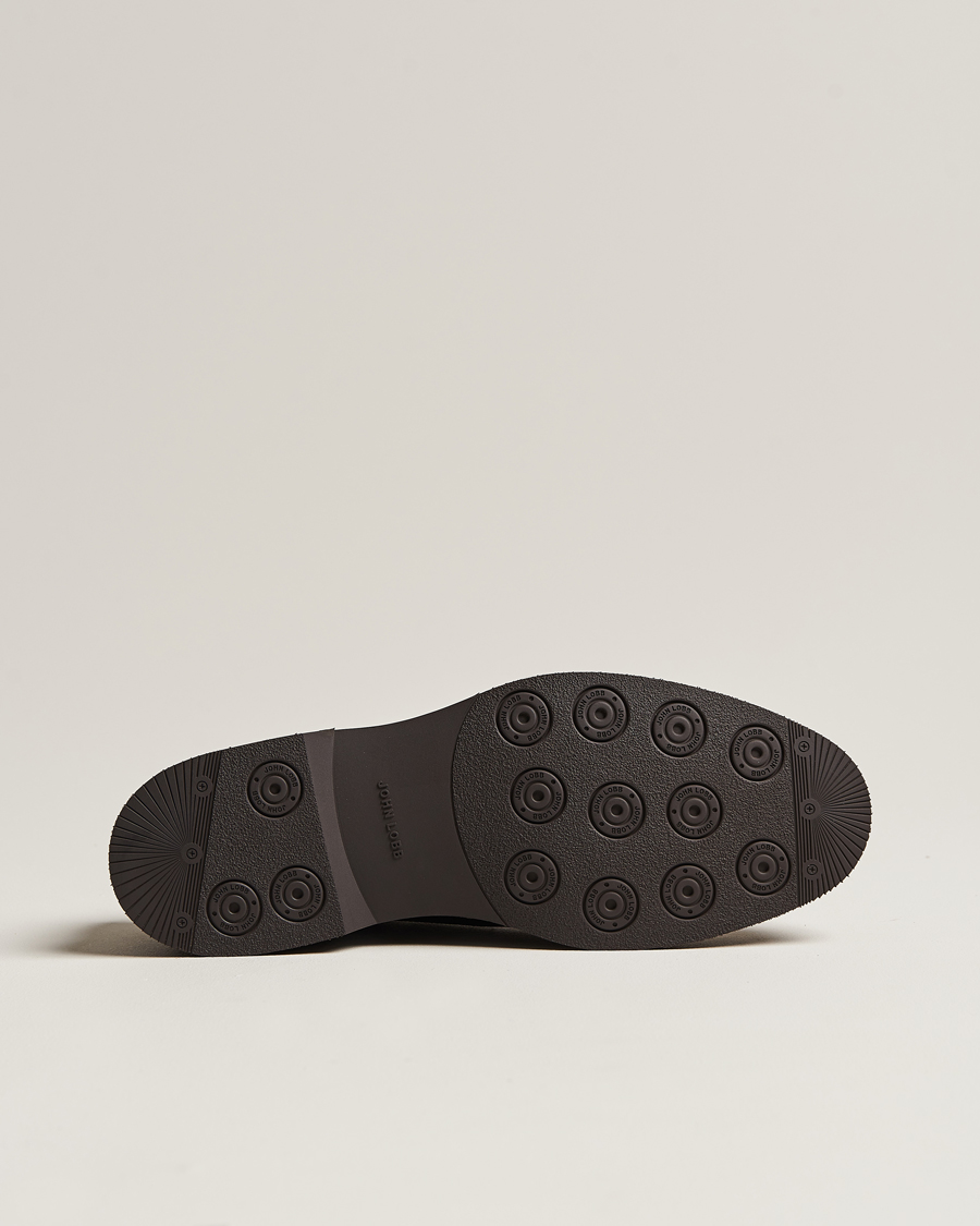 Herre | John Lobb Rydal Split Toe Derby Shoes Black | John Lobb | Rydal Split Toe Derby Shoes Black