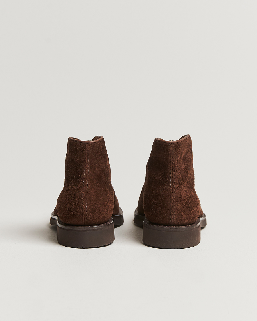 Herre | John Lobb Hackney Chukka Boots Dark Brown Suede | John Lobb | Hackney Chukka Boots Dark Brown Suede