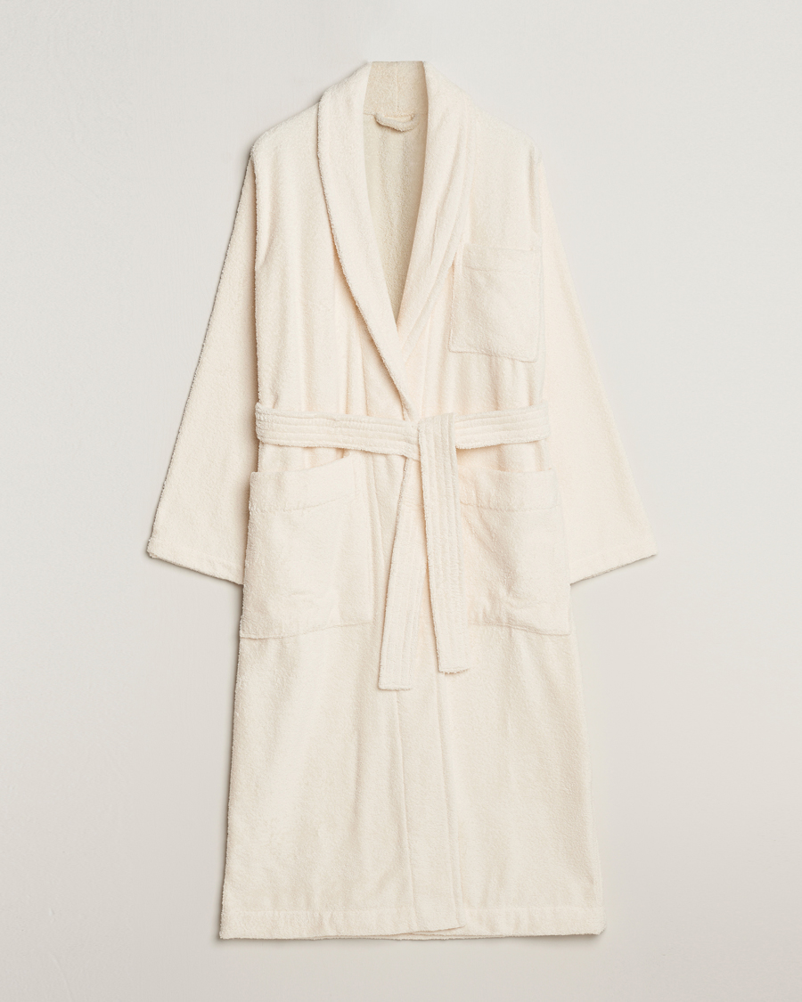 Herre |  | Tekla | Organic Terry Bathrobe Ivory