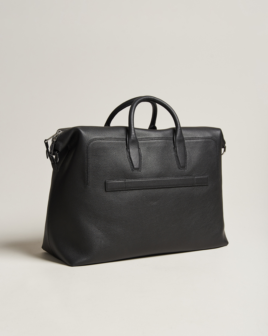 undervandsbåd ubrugt præmedicinering BOSS BLACK Highway Leather Holdall Black - CareOfCarl.dk