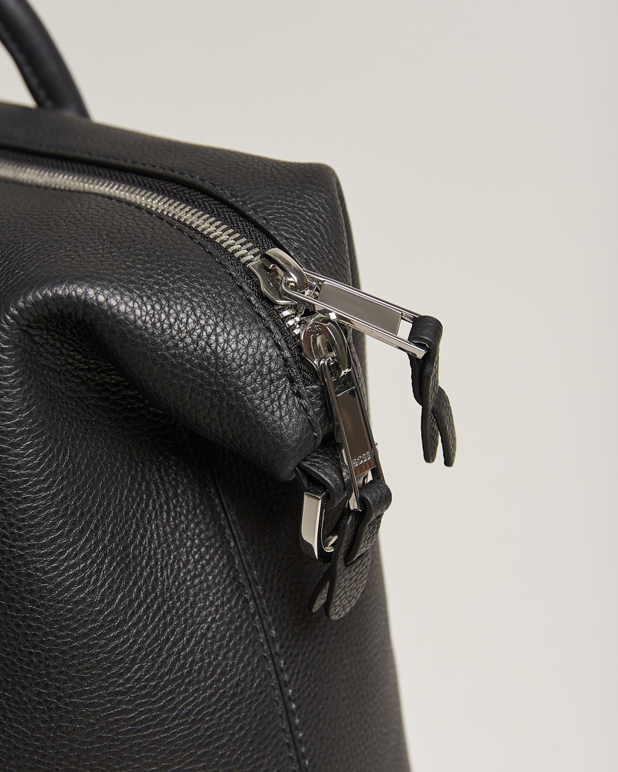 Herre | BOSS BLACK Highway Leather Holdall Black | BOSS BLACK | Highway Leather Holdall Black