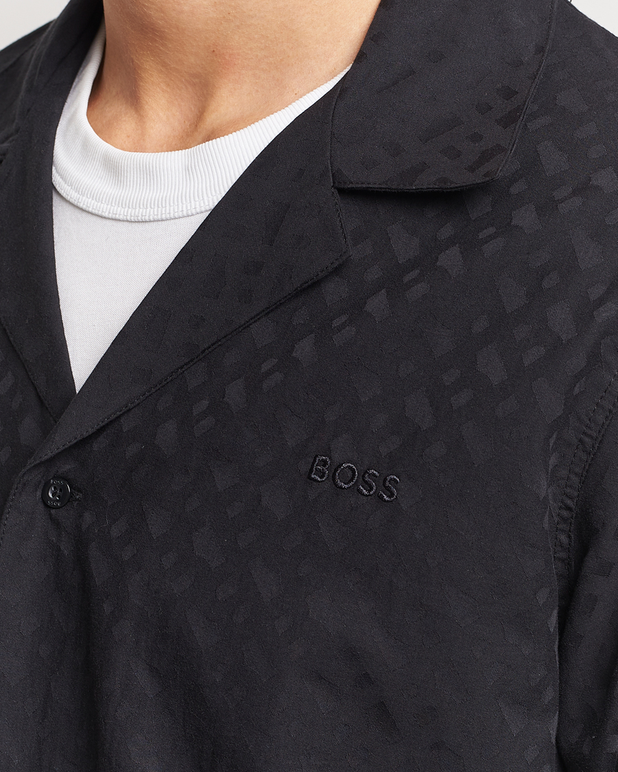 Herre | Pyjamas & Morgenkåber | BOSS BLACK | Premium Monogram Pyjama Set Black