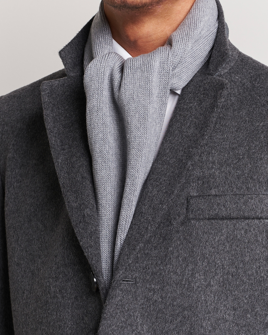Herre | BOSS BLACK Atlas Scarf Silver | BOSS BLACK | Atlas Scarf Silver