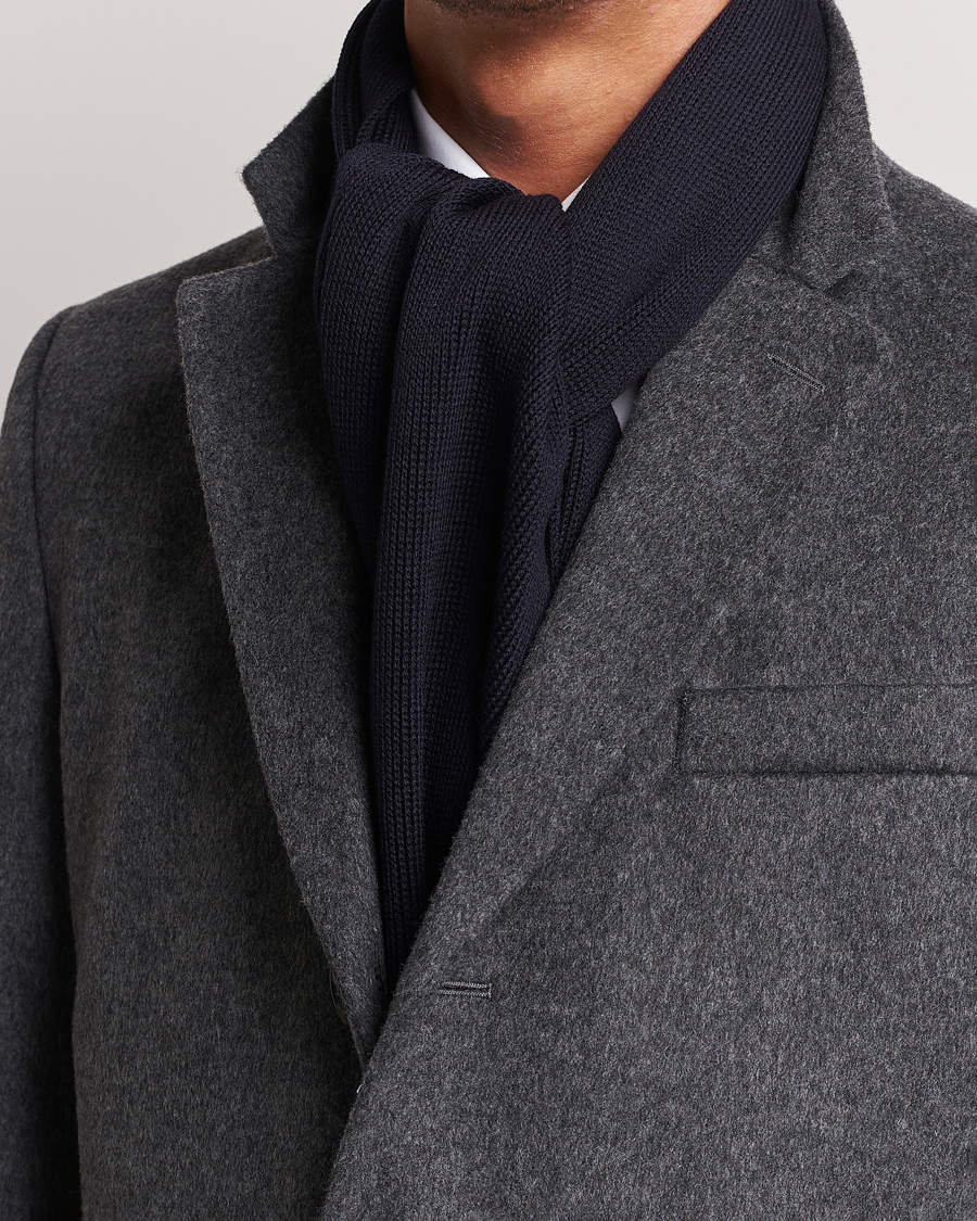 Herre |  | BOSS BLACK | Atlas Scarf Dark Blue