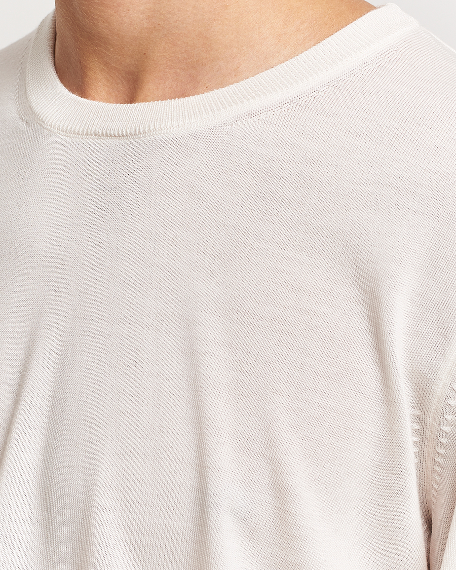 Herre | Trøjer | BOSS BLACK | Leno Knitted Sweater Open White