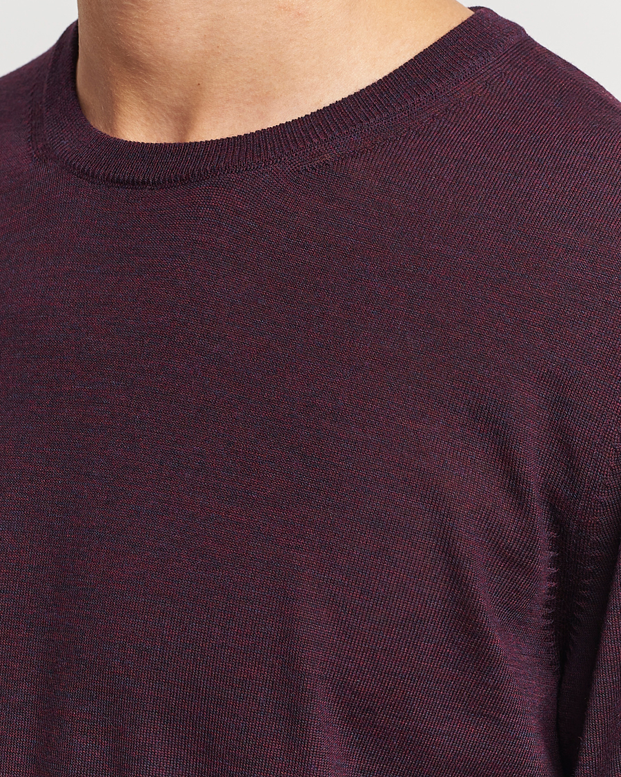 Herre | Trøjer | BOSS BLACK | Leno Knitted Sweater Dark Red