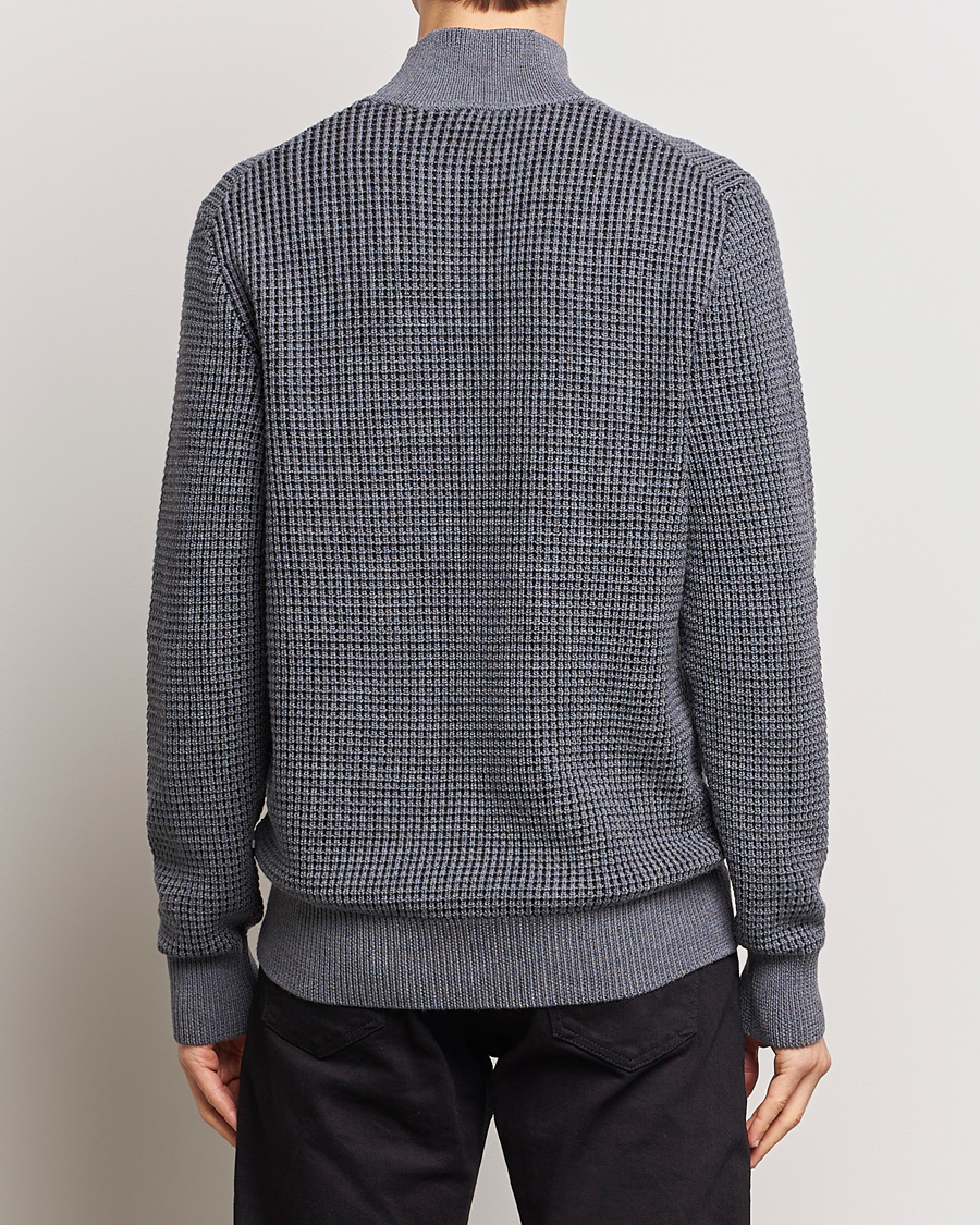 Herre | Trøjer | BOSS BLACK | Maurelio Heavy Knitted Polo Medium Grey