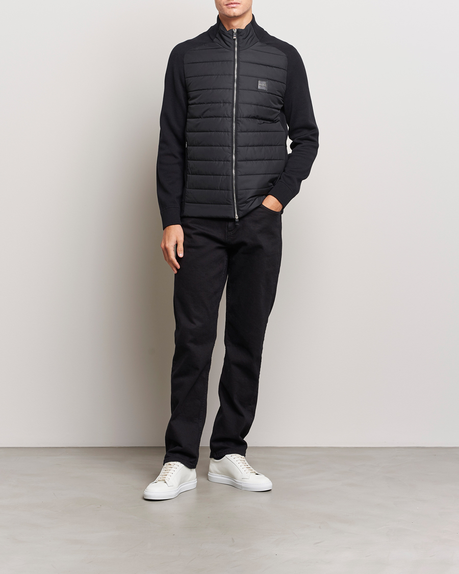 Herre | Trøjer | BOSS BLACK | Medesimo Hybrid Full Zip Black