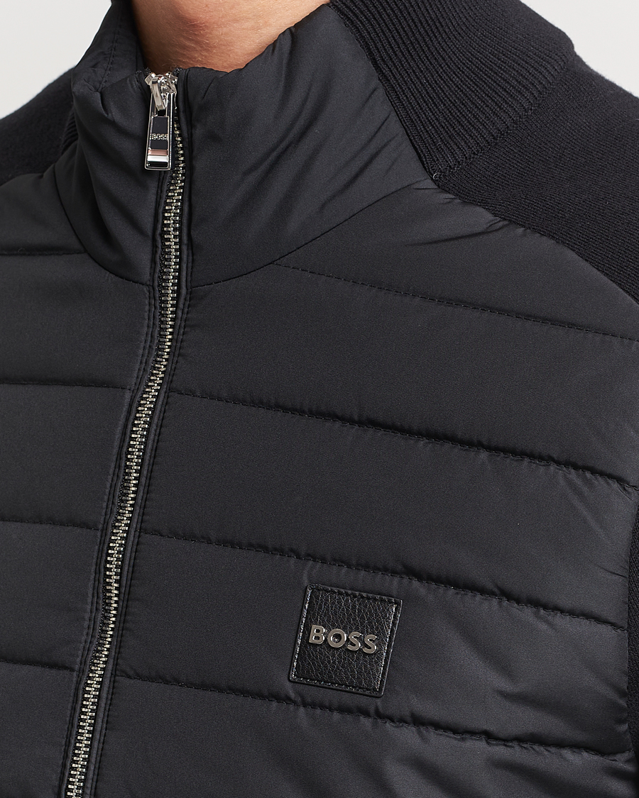 Herre | Trøjer | BOSS BLACK | Medesimo Hybrid Full Zip Black