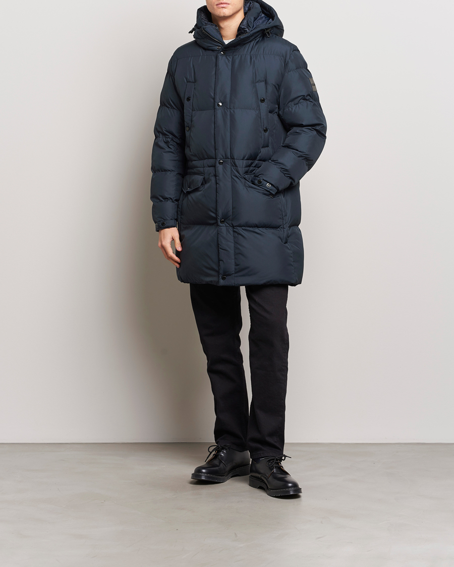 Herre | Jakker | BOSS BLACK | Condolo Puffer Parka Dark Blue