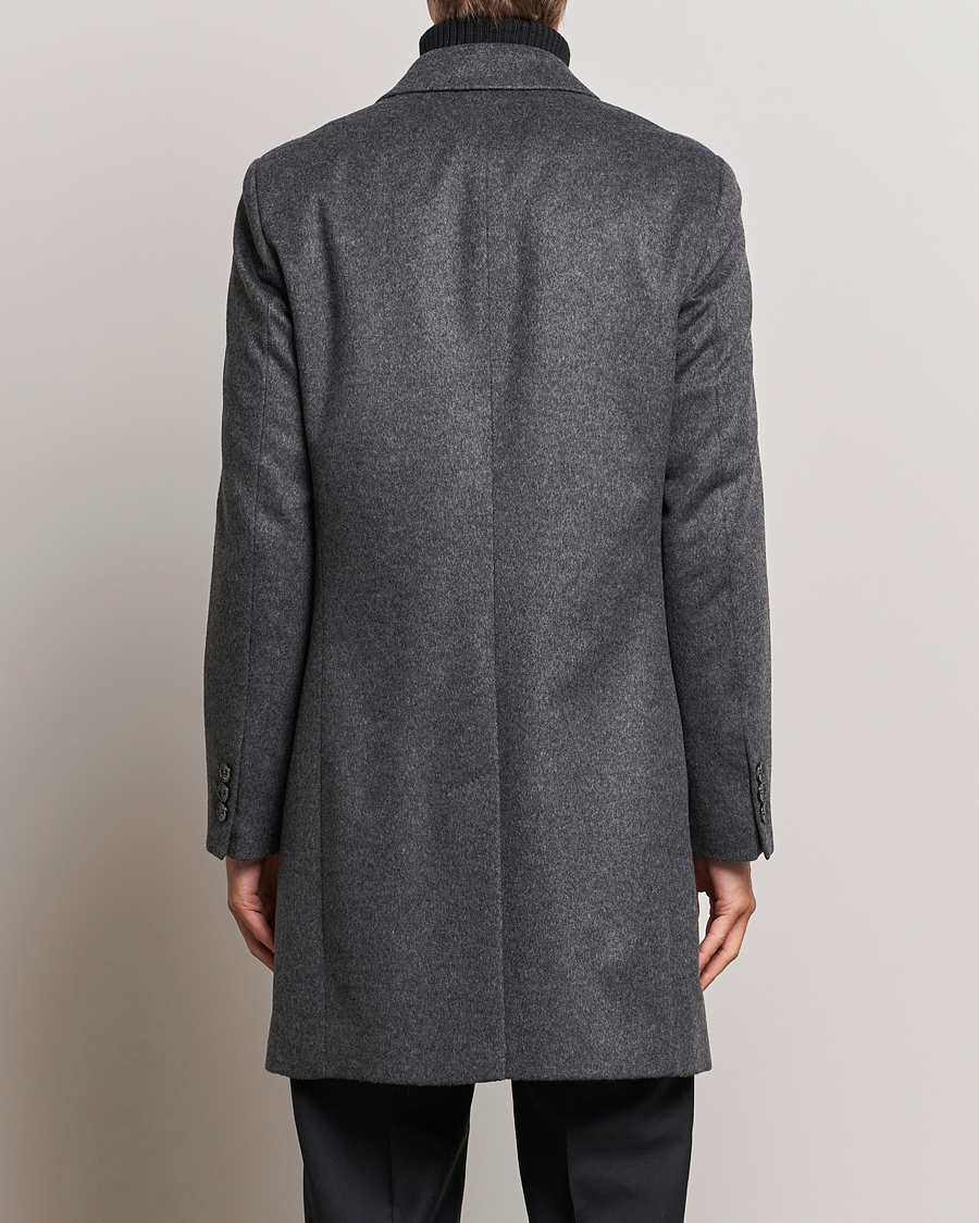 Herre | Jakker | BOSS BLACK | Hyde Wool/Cashmere Coat Medium Grey