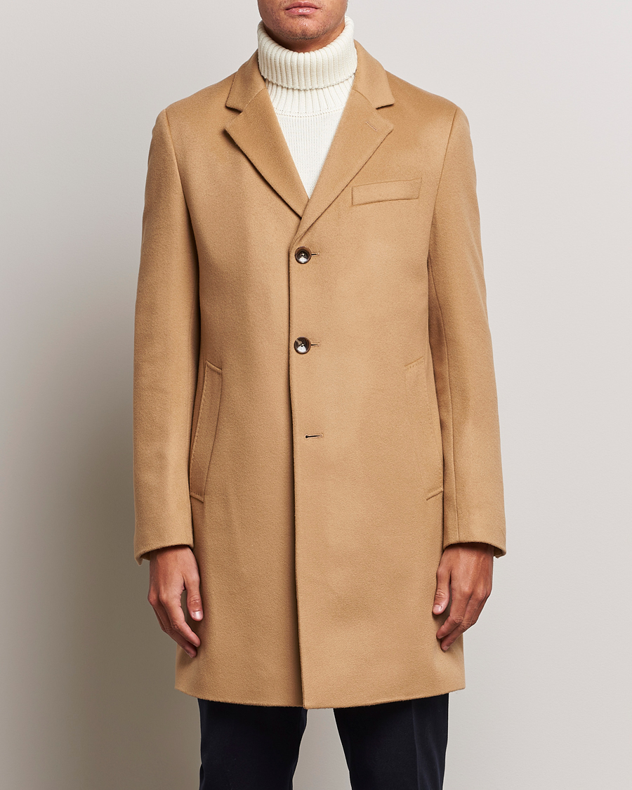 Herre | Formelle jakker | BOSS BLACK | Hyde Wool/Cashmere Coat Medium Beige