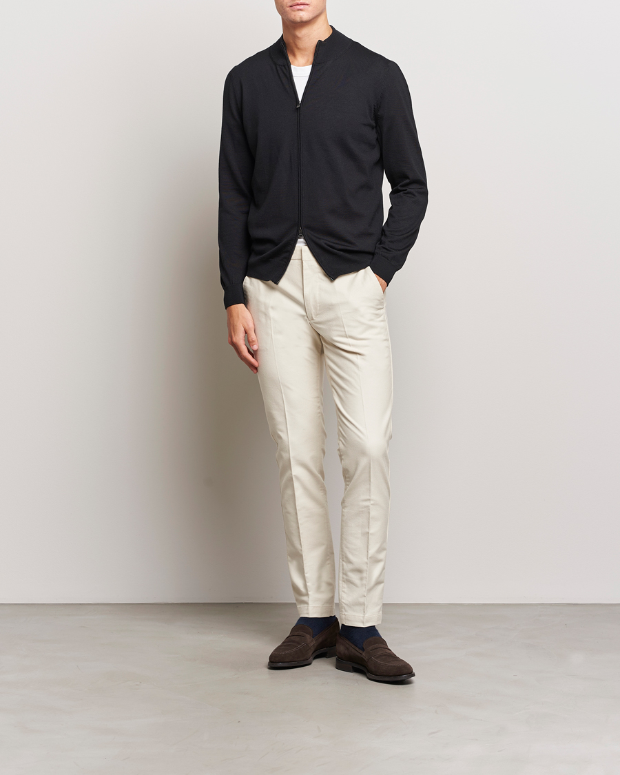 Herre | Bukser | BOSS BLACK | Kaito1 Structured Chinos Open White