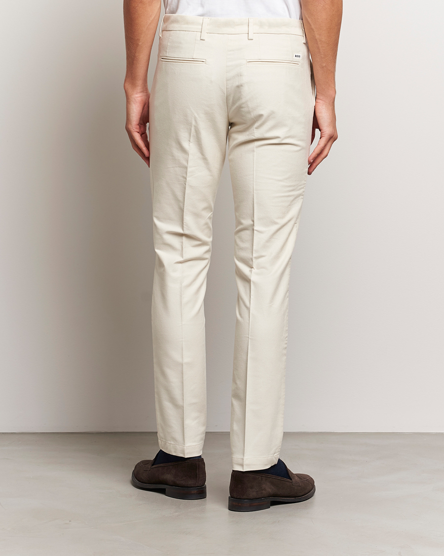 Herre | Bukser | BOSS BLACK | Kaito1 Structured Chinos Open White