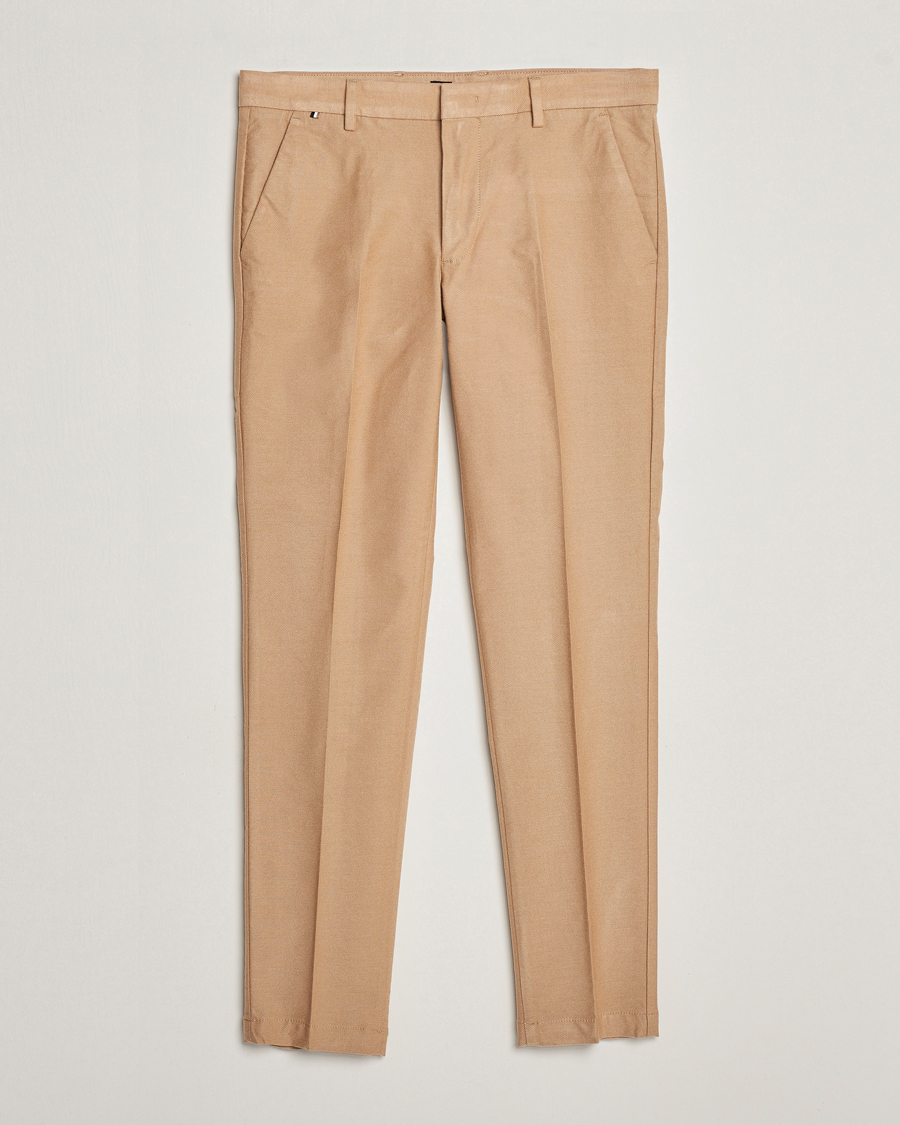 Herre | Bukser | BOSS BLACK | Kaito1 Structured Chinos Medium Beige
