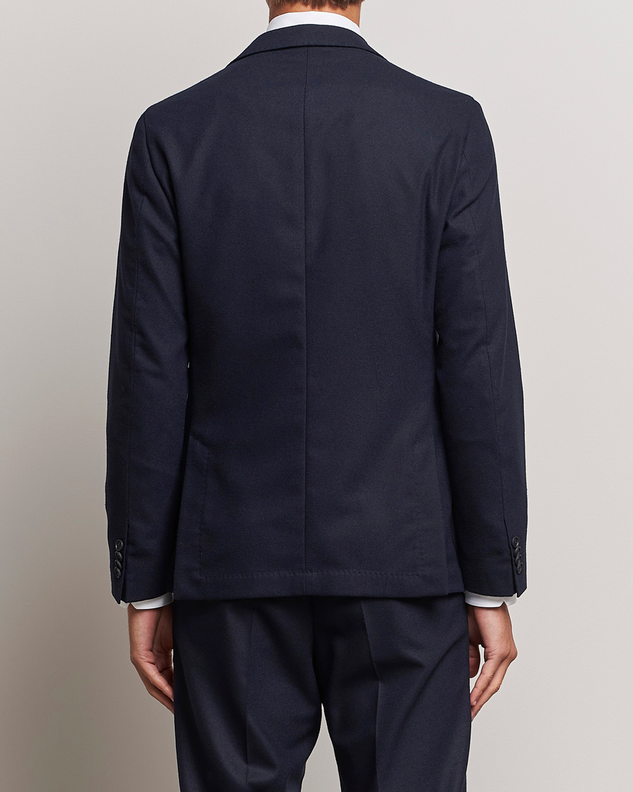 Herre | Blazere & jakker | BOSS BLACK | Hanry Tech Flannel Blazer Dark Blue