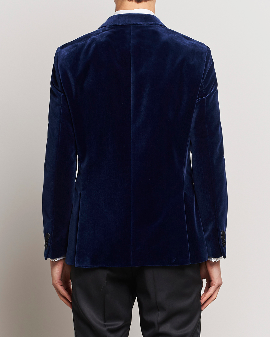 Herre | Blazere & jakker | BOSS BLACK | Hutson Velvet Tuxedo Blazer Dark Blue