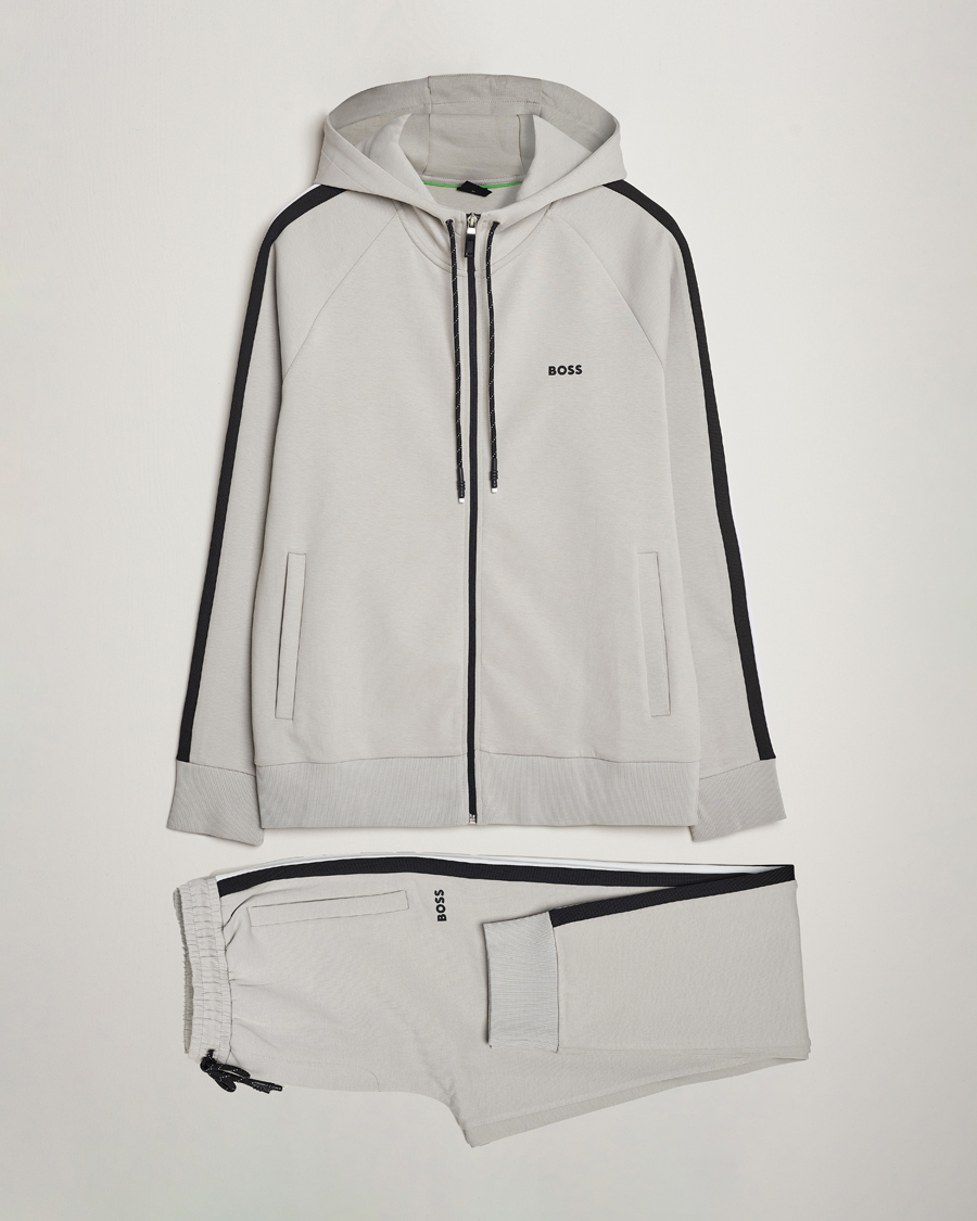 Herre | Trøjer | BOSS GREEN | Tracksuit Set Open Grey