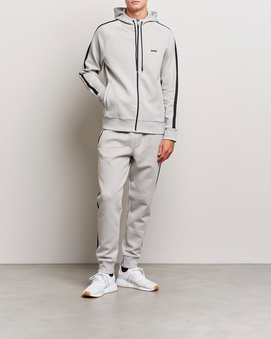 Herre | Trøjer | BOSS GREEN | Tracksuit Set Open Grey