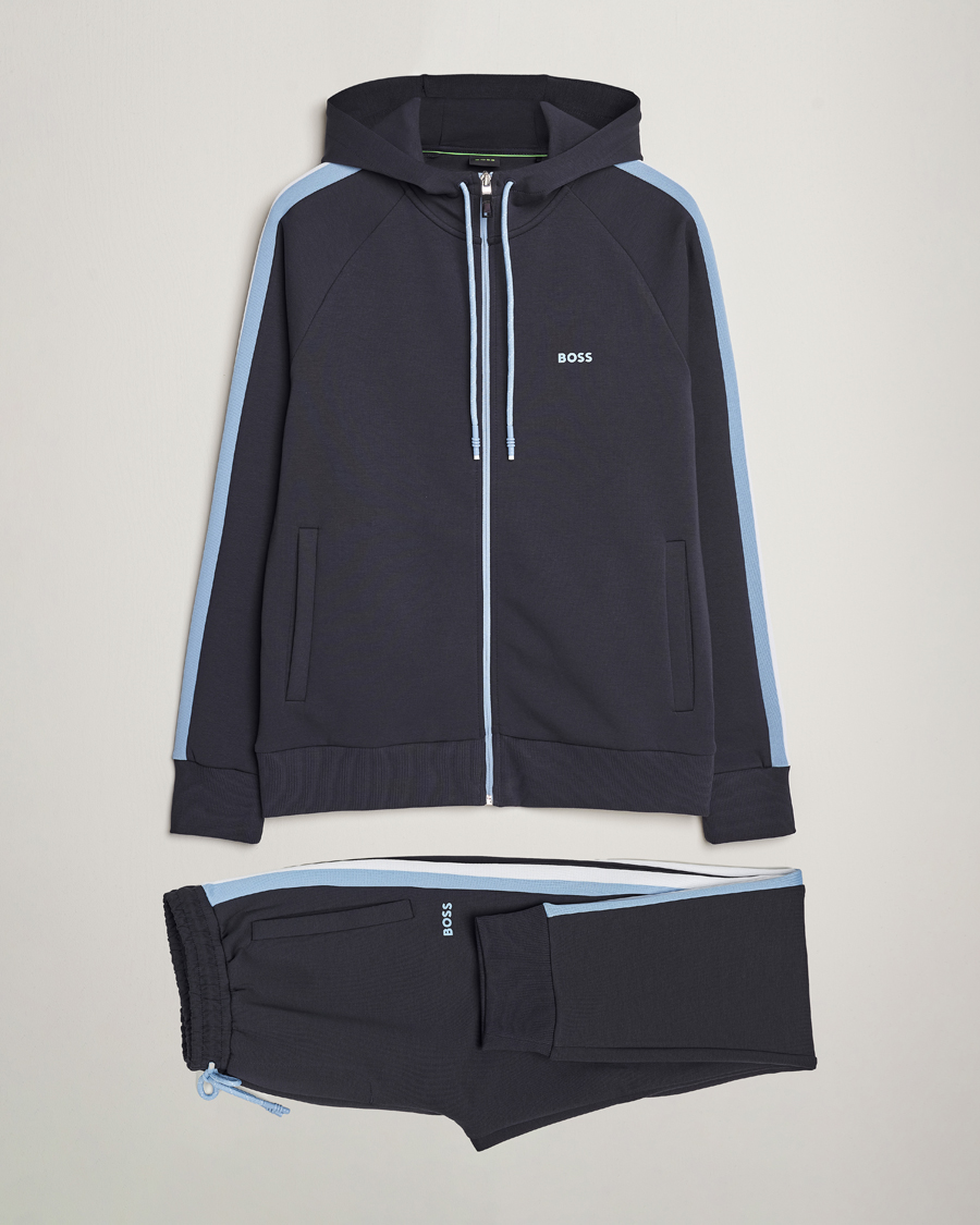 Herre | Trøjer | BOSS GREEN | Tracksuit Set Dark Blue