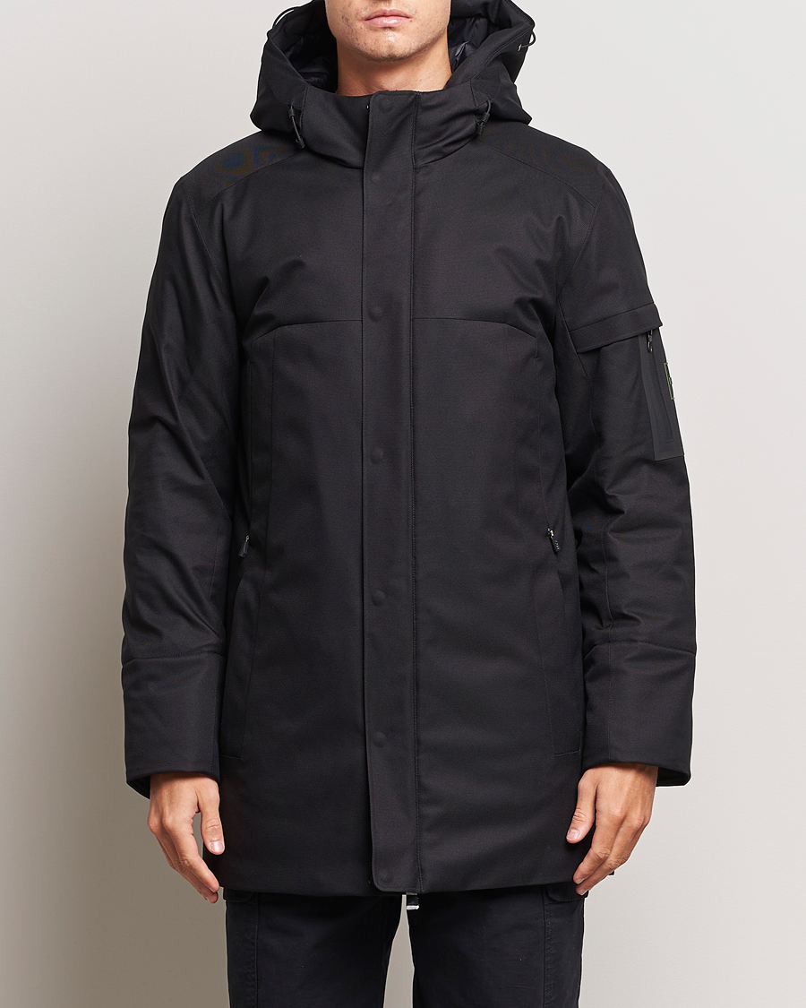 Herre | Parkas | BOSS GREEN | Terry Parka Black
