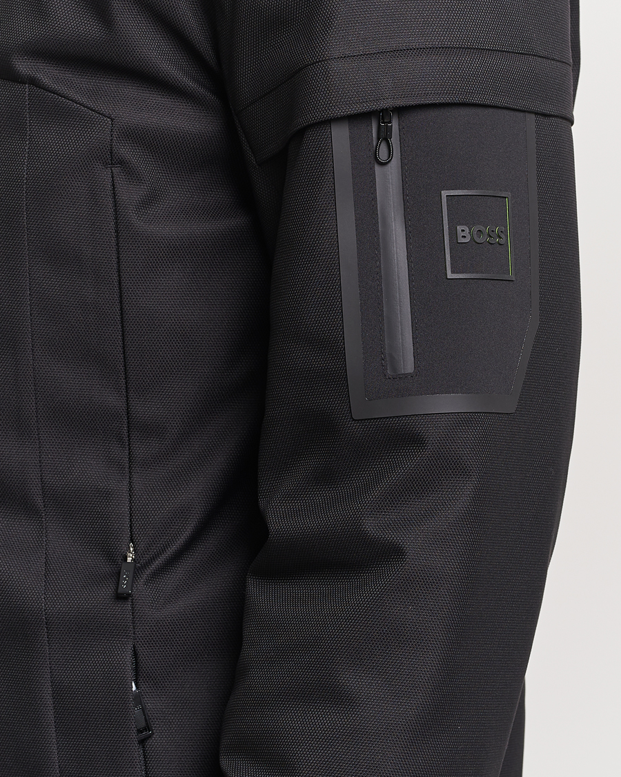 Herre | Jakker | BOSS GREEN | Terry Parka Black